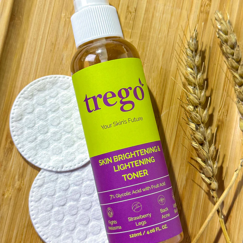 7% Glycolic Acid Skin Brightening Toner – AHA Exfoliating Toner for Radiant, Smooth & Even Skin