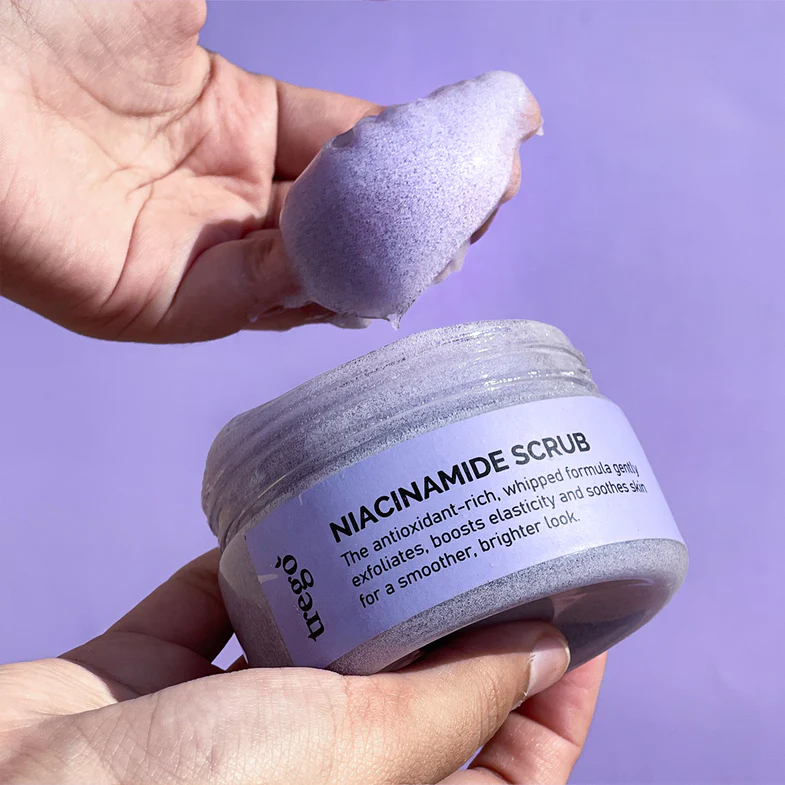 Niacinamide Scrub – Gentle Exfoliating Face Scrub for Brightening & Smooth Skin