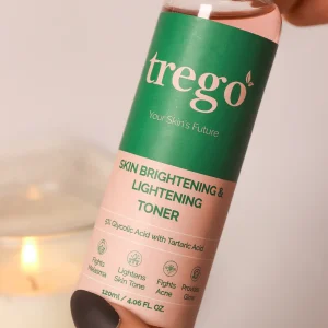 AHA Skin Brightening & Lightening Toner for Clear, Even & Radiant Skin