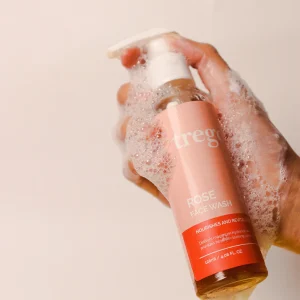 Rose Face Wash – Gentle Hydrating Cleanser for Soft, Glowing & Fresh Skin