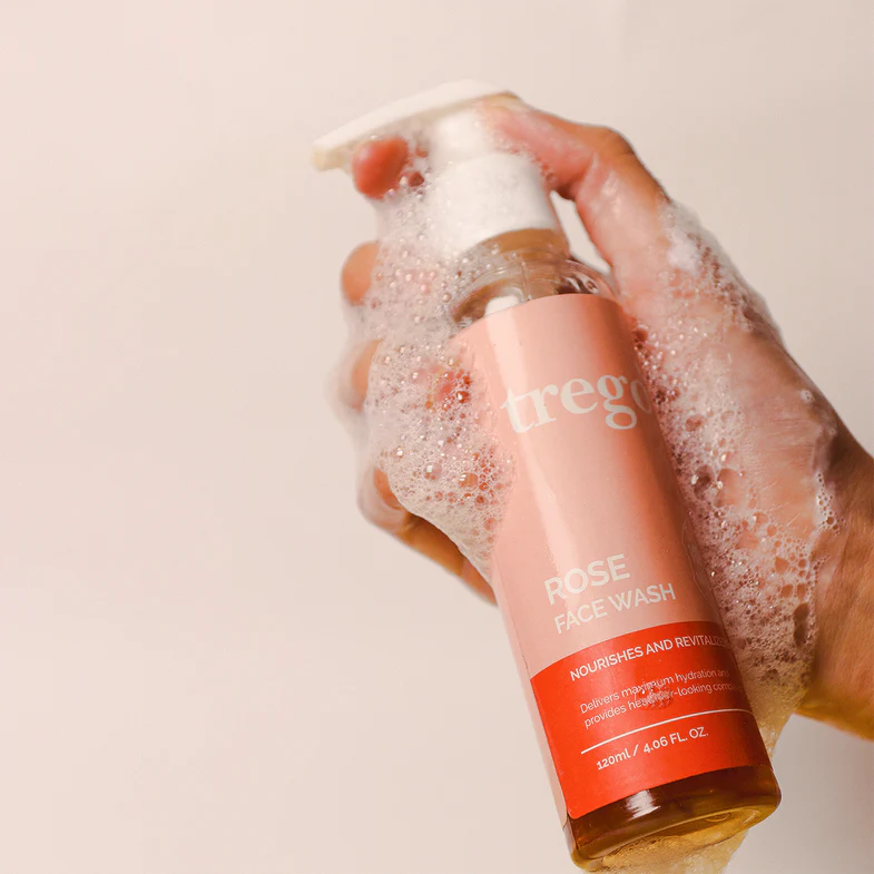 Rose Face Wash – Gentle Hydrating Cleanser for Soft, Glowing & Fresh Skin