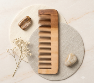 Premium Natural Wooden Hair Comb For Daily Hair Care