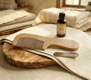 Eco-Friendly Sandalwood Handcrafted Comb