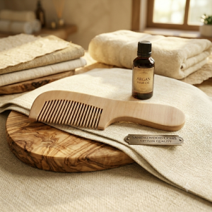 Eco-Friendly Sandalwood Handcrafted Comb