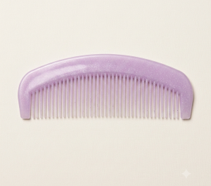 Purple Glitter Styling Comb