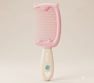 Cute "Miao" Cat-Eared Hair Comb Detangling Brush for Kids