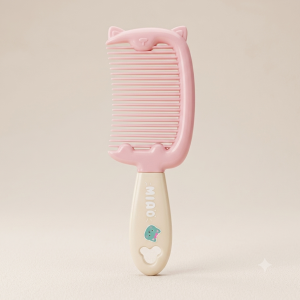 Cute "Miao" Cat-Eared Hair Comb Detangling Brush for Kids