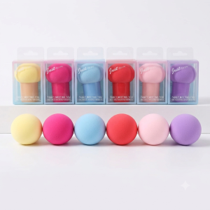 "Fancy Meeting You" Mushroom Style Makeup Sponges with Handle
